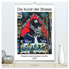 Die Kunst der Strasse (hochwertiger Premium Wandkalender 2025 DIN A2 hoch), Kunstdruck in Hochglanz