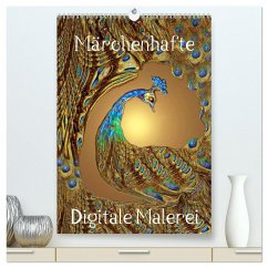 Märchenhafte Digitale Malerei (hochwertiger Premium Wandkalender 2025 DIN A2 hoch), Kunstdruck in Hochglanz