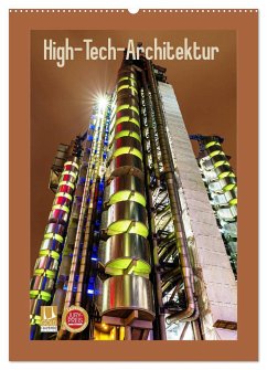 High-Tech-Architektur (Wandkalender 2025 DIN A2 hoch), CALVENDO Monatskalender
