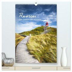 Amrum - Das Gesicht der Nordsee (hochwertiger Premium Wandkalender 2025 DIN A2 hoch), Kunstdruck in Hochglanz - Calvendo;Daum, Lars