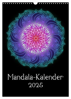 Mandala-Kalender 2025 (Wandkalender 2025 DIN A3 hoch), CALVENDO Monatskalender