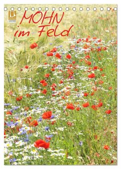 Mohn im Feld (Tischkalender 2025 DIN A5 hoch), CALVENDO Monatskalender