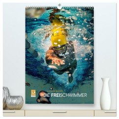 DIE FREISCHWIMMER (hochwertiger Premium Wandkalender 2025 DIN A2 hoch), Kunstdruck in Hochglanz - Calvendo;Kuntze, Kerstin