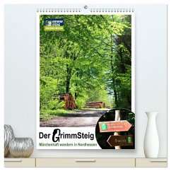 Der Grimmsteig (hochwertiger Premium Wandkalender 2025 DIN A2 hoch), Kunstdruck in Hochglanz - Calvendo;Löwer, Sabine