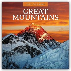 Great Mountains - Die höchsten Berge 2025 - 16-Monatskalender - Red Robin Publishing Ltd