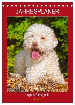 Jahresplaner Lagotto Romagnolo (Tischkalender 2025 DIN A5 hoch), CALVENDO Monatskalender