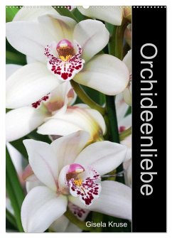 Orchideenliebe (Wandkalender 2025 DIN A2 hoch), CALVENDO Monatskalender