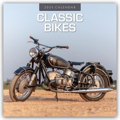 Classic Bikes - Klassische Motorräder 2025 - 16-Monatskalender - Red Robin Publishing Ltd