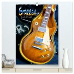 Gitarren backstage (hochwertiger Premium Wandkalender 2025 DIN A2 hoch), Kunstdruck in Hochglanz