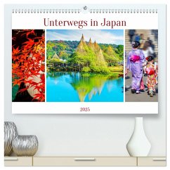 Unterwegs in Japan (hochwertiger Premium Wandkalender 2025 DIN A2 quer), Kunstdruck in Hochglanz