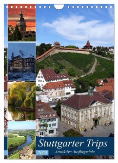 Stuttgarter Trips (Wandkalender 2025 DIN A4 hoch), CALVENDO Monatskalender