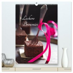 Leckere Brownies (hochwertiger Premium Wandkalender 2025 DIN A2 hoch), Kunstdruck in Hochglanz