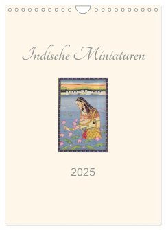 Indische Miniaturen (Wandkalender 2025 DIN A4 hoch), CALVENDO Monatskalender