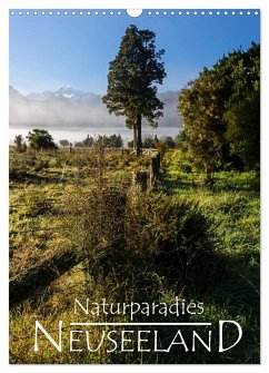 Naturparadies Neuseeland (Wandkalender 2025 DIN A3 hoch), CALVENDO Monatskalender