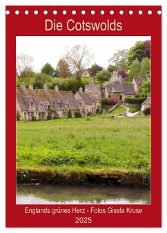 Die Cotswolds Englands grünes Herz (Tischkalender 2025 DIN A5 hoch), CALVENDO Monatskalender - Calvendo;Kruse, Gisela