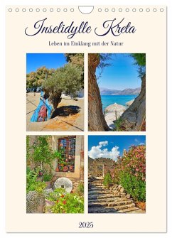 Inselidylle Kreta (Wandkalender 2025 DIN A4 hoch), CALVENDO Monatskalender