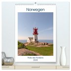 Norwegen - Perle des Nordens (hochwertiger Premium Wandkalender 2025 DIN A2 hoch), Kunstdruck in Hochglanz