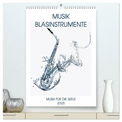 Musik Blasinstrumente (hochwertiger Premium Wandkalender 2025 DIN A2 hoch), Kunstdruck in Hochglanz