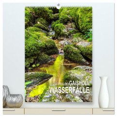 Sasbachwalden Gaishöll-Wasserfälle (hochwertiger Premium Wandkalender 2025 DIN A2 hoch), Kunstdruck in Hochglanz