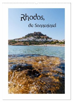 Rhodos, die Sonneninsel (Wandkalender 2025 DIN A2 hoch), CALVENDO Monatskalender