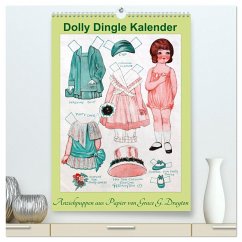 Dolly Dingle Kalender - Anziehpuppen von Grace G. Drayton (hochwertiger Premium Wandkalender 2025 DIN A2 hoch), Kunstdruck in Hochglanz