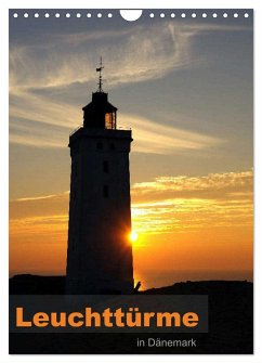 Leuchttürme in Dänemark (Wandkalender 2025 DIN A4 hoch), CALVENDO Monatskalender - Calvendo;Prescher, Werner