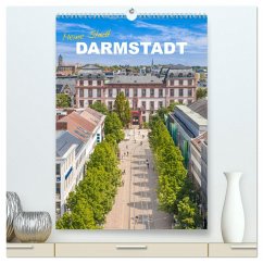 Meine Stadt Darmstadt (hochwertiger Premium Wandkalender 2025 DIN A2 hoch), Kunstdruck in Hochglanz