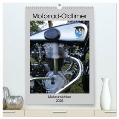 Motorrad Oldtimer - Motoransichten (hochwertiger Premium Wandkalender 2025 DIN A2 hoch), Kunstdruck in Hochglanz - Calvendo;Ehrentraut, Dirk