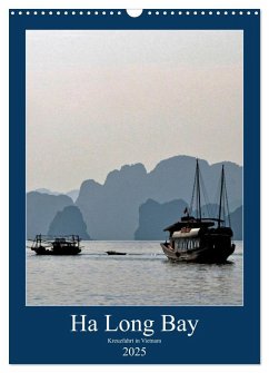 Ha Long Bay, Kreuzfahrt in Vietnam (Wandkalender 2025 DIN A3 hoch), CALVENDO Monatskalender