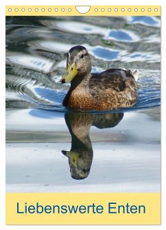 Liebenswerte Enten (Wandkalender 2025 DIN A4 hoch), CALVENDO Monatskalender