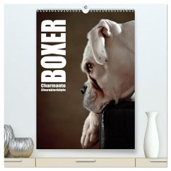 Boxer - Charmante Charakterköpfe (hochwertiger Premium Wandkalender 2025 DIN A2 hoch), Kunstdruck in Hochglanz