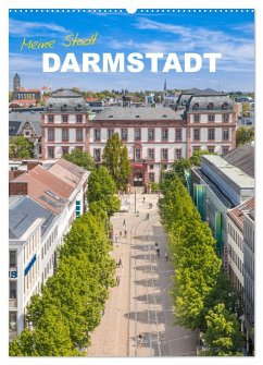 Meine Stadt Darmstadt (Wandkalender 2025 DIN A2 hoch), CALVENDO Monatskalender