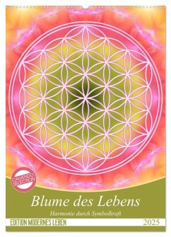 Blume des Lebens - Harmonie durch Symbolkraft (Wandkalender 2025 DIN A2 hoch), CALVENDO Monatskalender - Calvendo;Shayana Hoffmann, Gaby