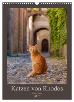Katzen von Rhodos (Wandkalender 2025 DIN A3 hoch), CALVENDO Monatskalender - Calvendo;Menden, Katho