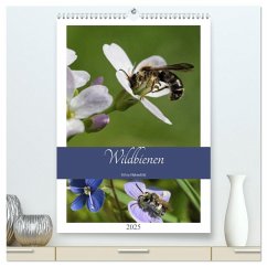 Wildbienen-Terminplaner 2025 (hochwertiger Premium Wandkalender 2025 DIN A2 hoch), Kunstdruck in Hochglanz