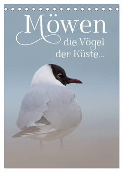 Möwen - die Vögel der Küste (Tischkalender 2025 DIN A5 hoch), CALVENDO Monatskalender