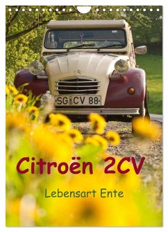 Citroën 2CV - Lebensart Ente (Wandkalender 2025 DIN A4 hoch), CALVENDO Monatskalender