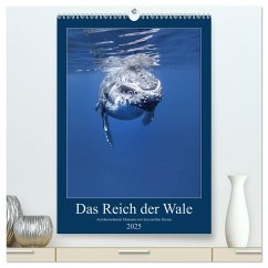 Im Reich der Wale (hochwertiger Premium Wandkalender 2025 DIN A2 hoch), Kunstdruck in Hochglanz
