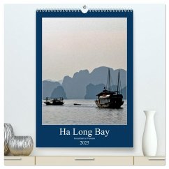 Ha Long Bay, Kreuzfahrt in Vietnam (hochwertiger Premium Wandkalender 2025 DIN A2 hoch), Kunstdruck in Hochglanz - Calvendo;stegen, joern