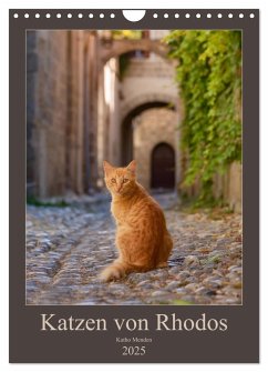 Katzen von Rhodos (Wandkalender 2025 DIN A4 hoch), CALVENDO Monatskalender - Calvendo;Menden, Katho