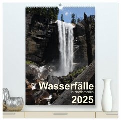 Wasserfälle in Nordamerika 2025 (hochwertiger Premium Wandkalender 2025 DIN A2 hoch), Kunstdruck in Hochglanz