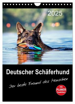 Deutscher Schäferhund - Der beste Freund des Menschen (Wandkalender 2025 DIN A4 hoch), CALVENDO Monatskalender - Calvendo;Schiller, Petra
