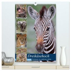 Dreikäsehoch - Tierkinder im südlichen Afrika (hochwertiger Premium Wandkalender 2025 DIN A2 hoch), Kunstdruck in Hochglanz
