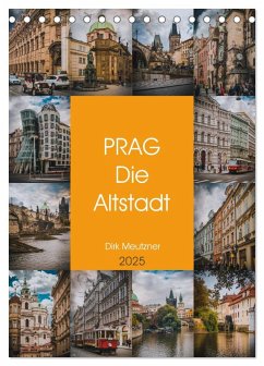 Prag - Die Altstadt (Tischkalender 2025 DIN A5 hoch), CALVENDO Monatskalender