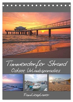 Timmendorfer Strand - Ostsee Urlaubsparadies (Tischkalender 2025 DIN A5 hoch), CALVENDO Monatskalender