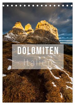 Dolomiten. Italien (Tischkalender 2025 DIN A5 hoch), CALVENDO Monatskalender