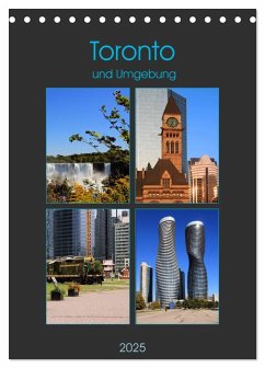 Toronto und Umgebung (Tischkalender 2025 DIN A5 hoch), CALVENDO Monatskalender