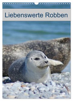 Liebenswerte Robben (Wandkalender 2025 DIN A3 hoch), CALVENDO Monatskalender