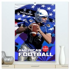 American Football - Kickoff (hochwertiger Premium Wandkalender 2025 DIN A2 hoch), Kunstdruck in Hochglanz