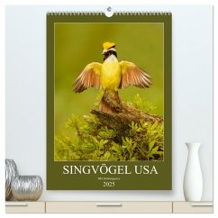 Singvögel USA (hochwertiger Premium Wandkalender 2025 DIN A2 hoch), Kunstdruck in Hochglanz - Calvendo;birdimagency, BIA